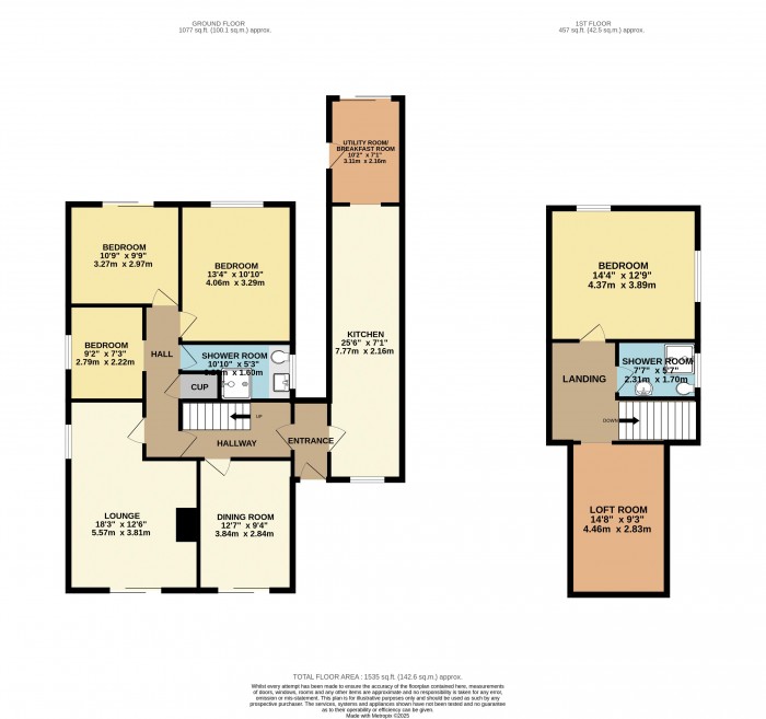 Floorplan for Wiltshire Avenue, Burton Upon Stather