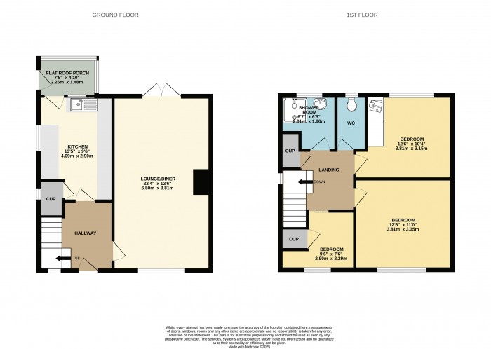 Floorplan for Cliff Avenue, Winterton