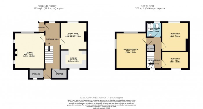 Floorplan for Wragby Road, Uphill, Lincoln