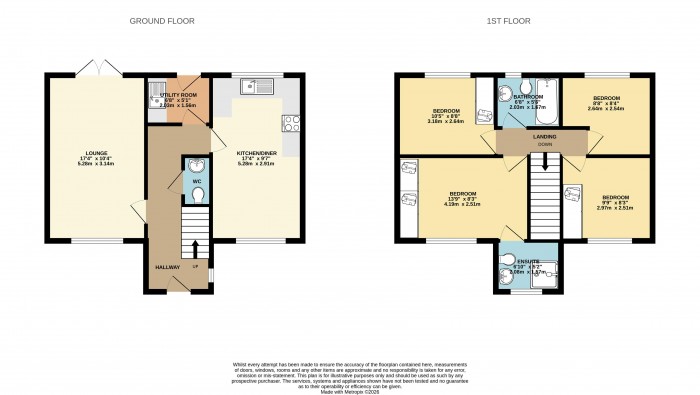 Floorplan for Cornfield Way, Winterton
