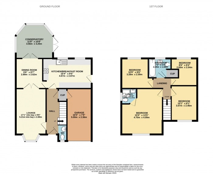 Floorplan for Acorn Way, Bottesford