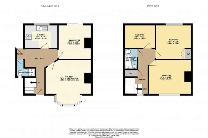 Floorplan for Henderson Avenue, Scunthorpe