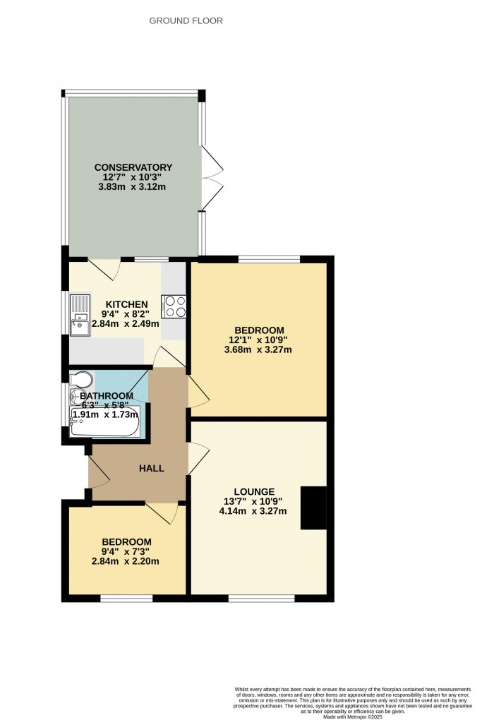 Floorplan for Fairfield Road, Scunthorpe