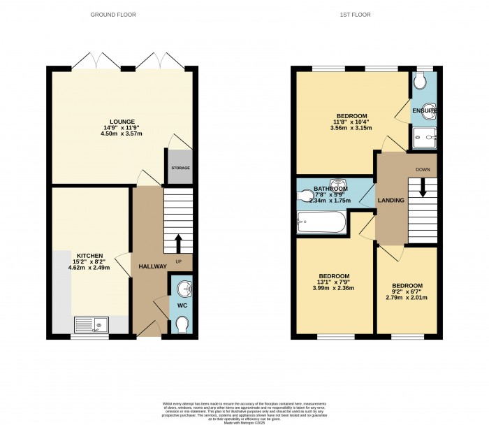 Floorplan for St. James Place, Scunthorpe