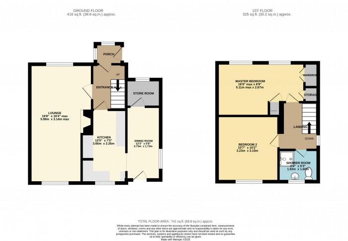 Floorplan for Queensway, Skellingthorpe, Lincoln