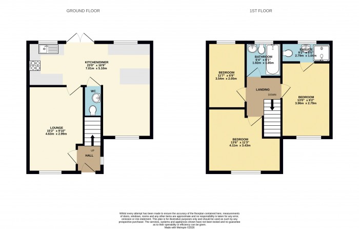 Floorplan for Poppyfield Way, Winterton