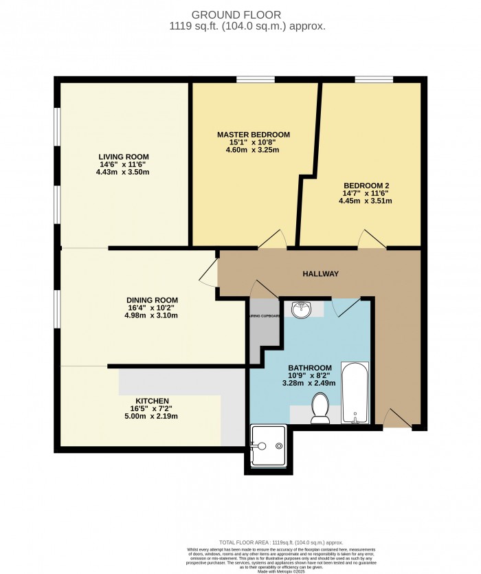 Floorplan for Crown Mill, Vernon Street, Lincoln