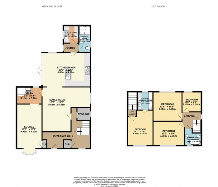 Floorplan for Burringham Road, Scunthorpe