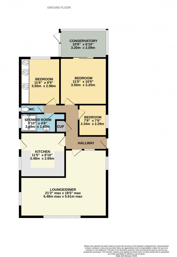 Floorplan for Kealholme Road, Messingham