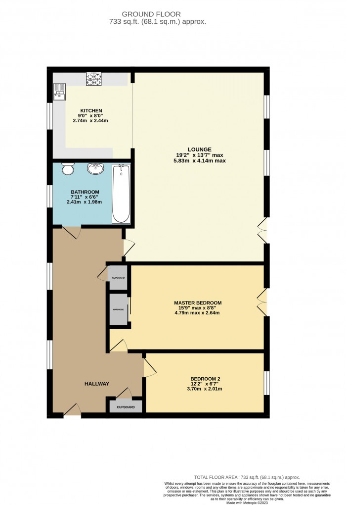 Floorplan for Pintail Close, Scunthorpe