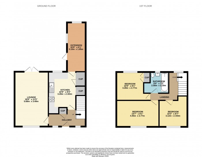 Floorplan for Lime Grove, Scunthorpe