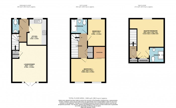 Floorplan for Byland Close, Carlton Boulevard, Lincoln