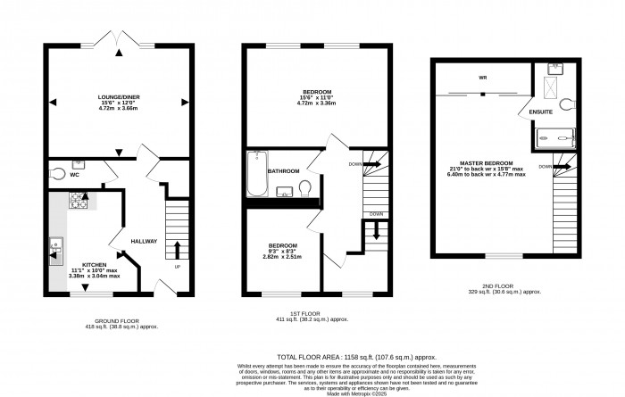 Floorplan for Kirk Road, Branston, Lincoln