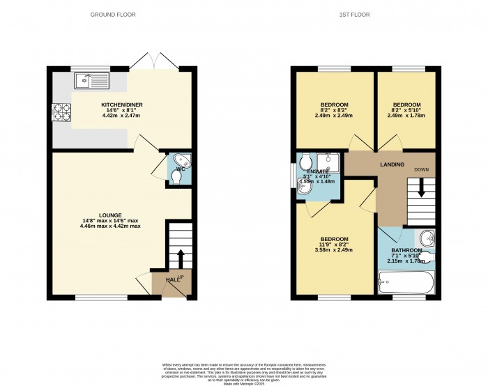 Floorplan for Grebe Mews, Scunthorpe