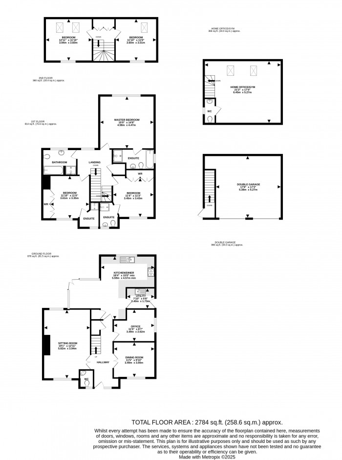 Floorplan for Hawthorn Corner, Aubourn, Lincoln
