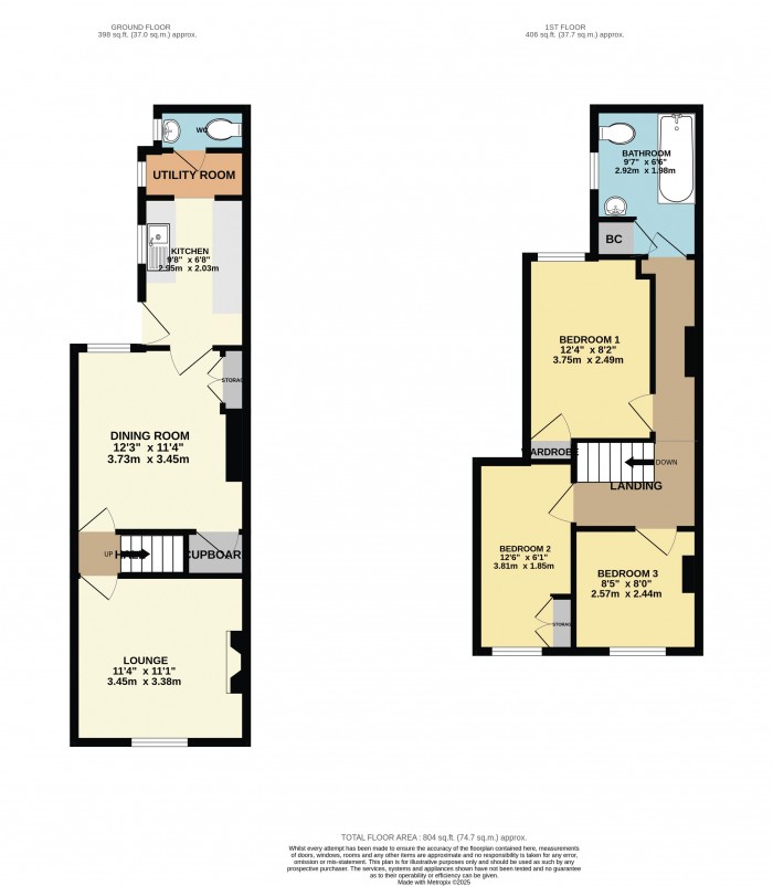 Floorplan for Tealby Street, Lincoln