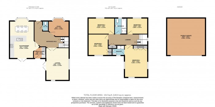 Floorplan for Marriner Crescent, Lincoln