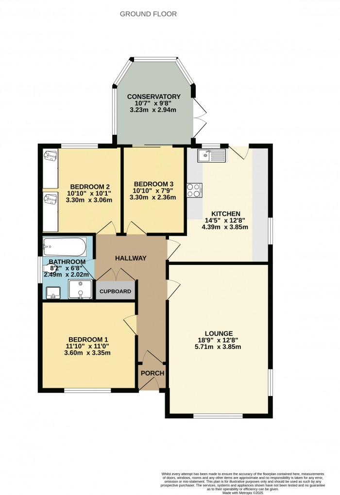 Floorplan for Linton Rise, Burton Upon Stather