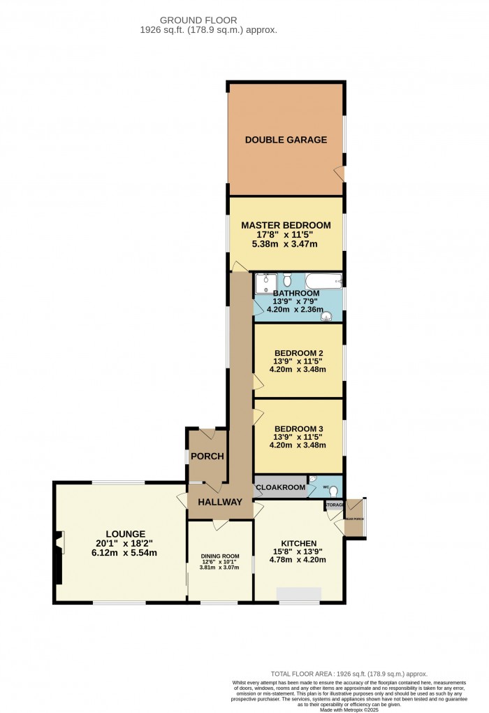Floorplan for Almond Crescent, Lincoln