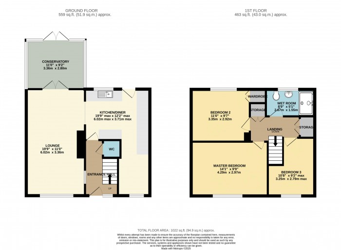 Floorplan for Stapleford Avenue, Lincoln