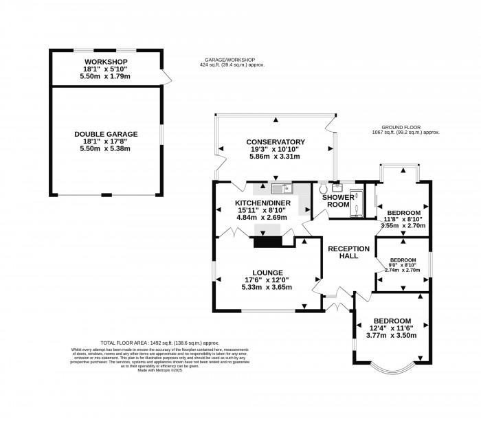 Floorplan for Church Lane, Cherry Willingham, Lincoln
