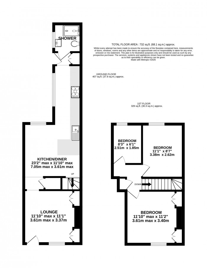 Floorplan for Little Bargate Street, Lincoln