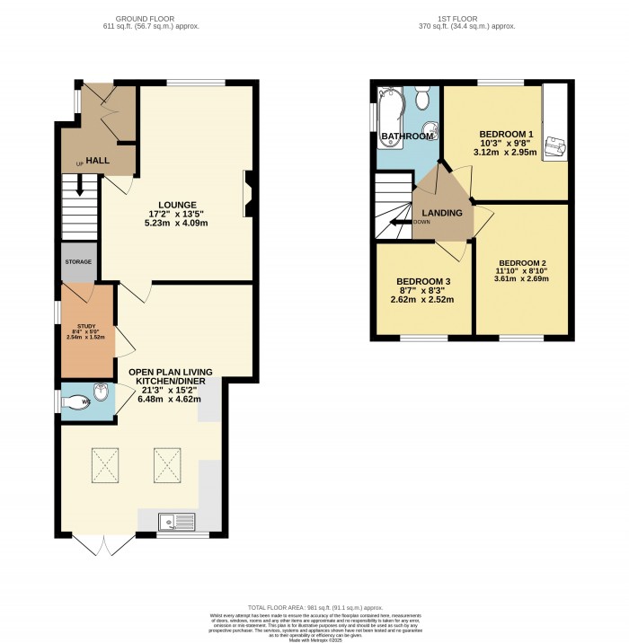 Floorplan for High Street, Skellingthorpe