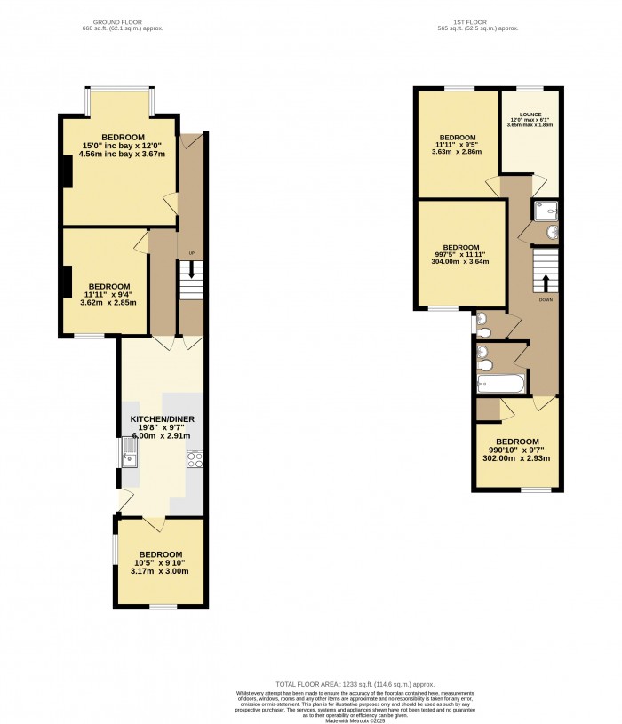 Floorplan for Hewson Road, West End, Lincoln