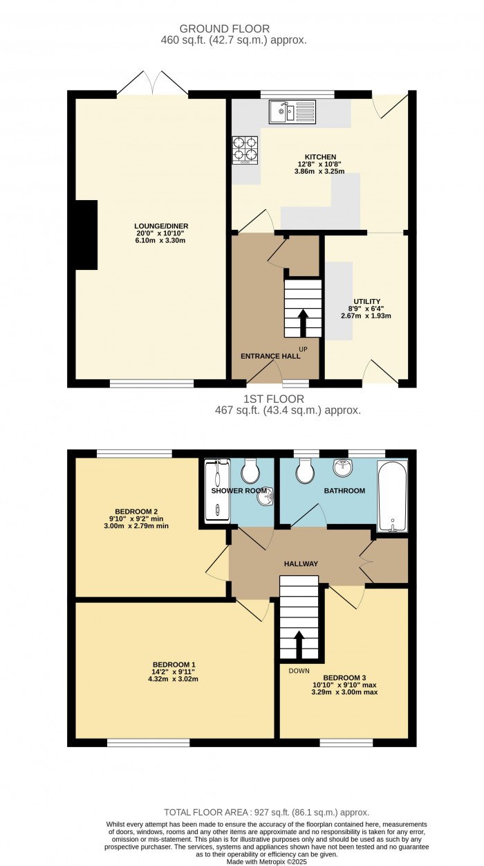 Floorplan for Cotman Road, Lincoln