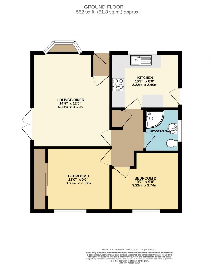 Floorplan for Marjorie Avenue, Lincoln