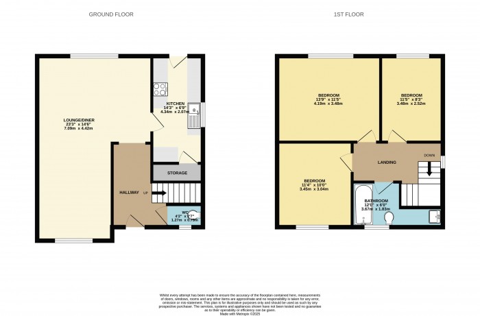 Floorplan for Maple Tree Way, Scunthorpe