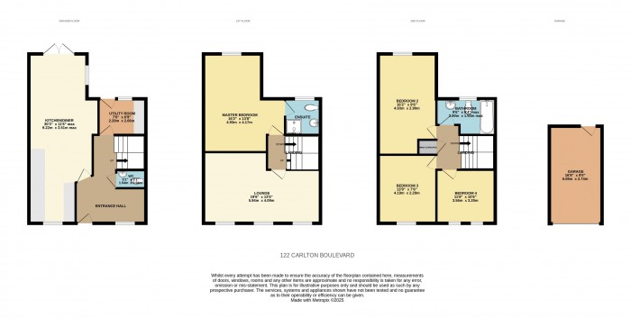 Floorplan for Carlton Boulevard, Lincoln