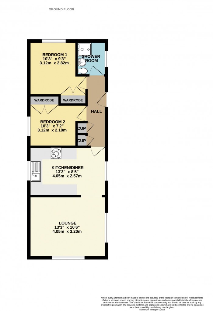 Floorplan for Westfield Road, Ashfield Park, Scunthorpe