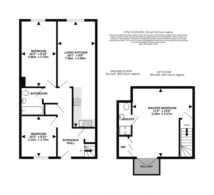 Floorplan for The Cloisters, Lincoln