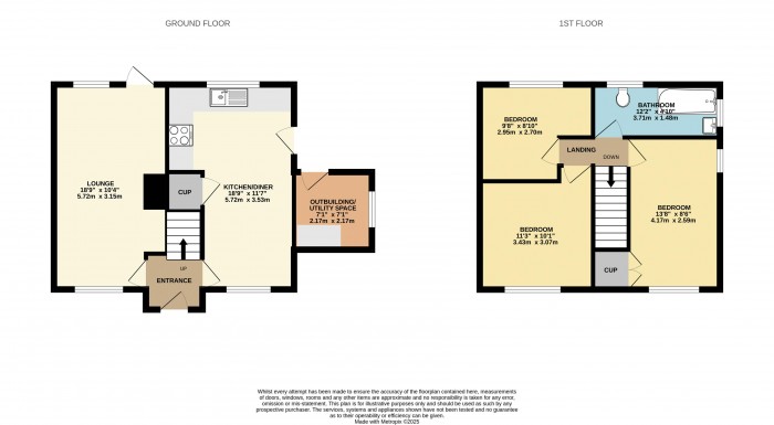 Floorplan for Norton Road, Ashby