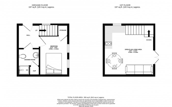 Floorplan for Stark Way, Carlton Boulevard, Lincoln