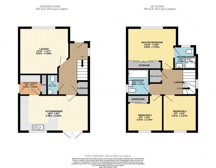 Floorplan for Limewoods Way, Carlton Boulevard, Lincoln