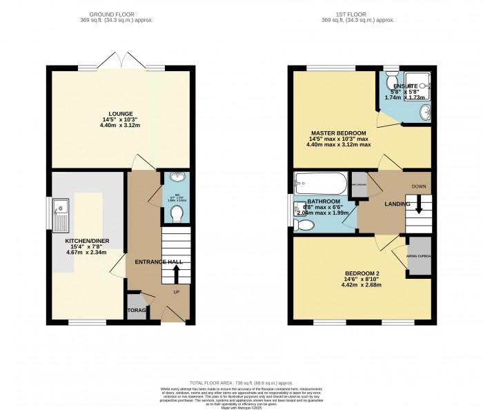 Floorplan for Goldcrest Avenue, Branston, Lincoln