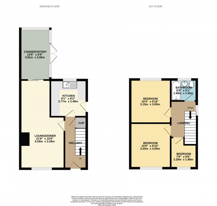 Floorplan for Hillside Road, Broughton