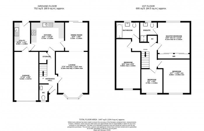 Floorplan for Lady Meers Road, Cherry Willingham, Lincoln