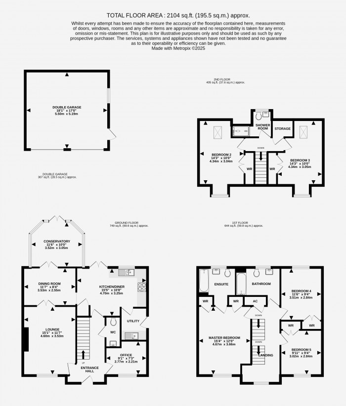 Floorplan for Salisbury Drive, Bracebridge Heath, Lincoln