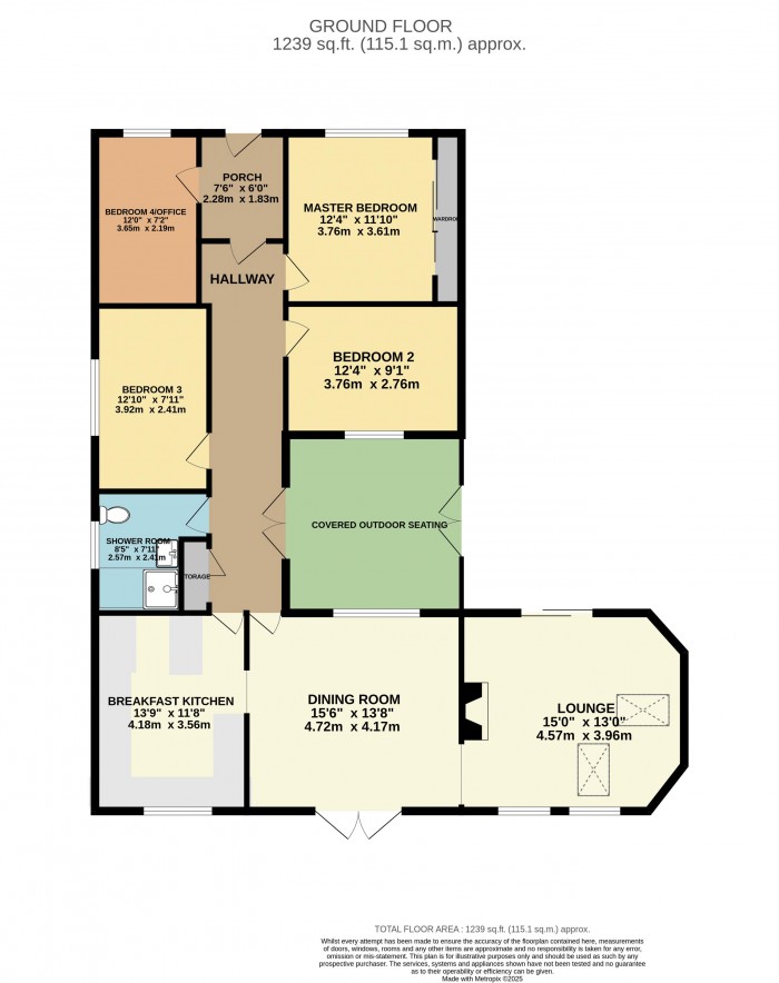 Floorplan for Chapel Lane, North Scarle, Lincoln