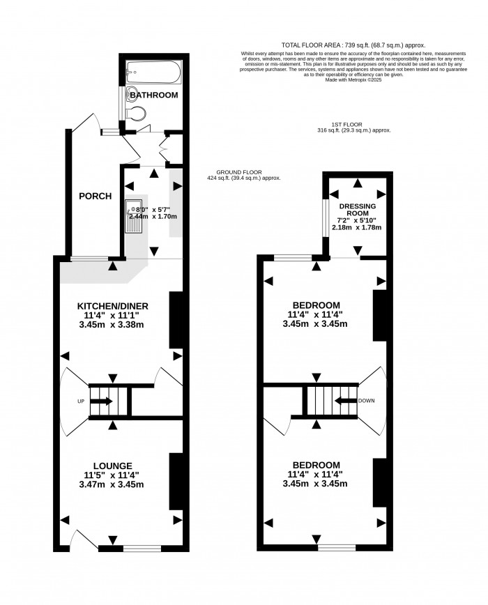 Floorplan for Stanley Place, Lincoln