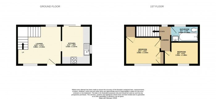 Floorplan for Orchard Close, Ashby