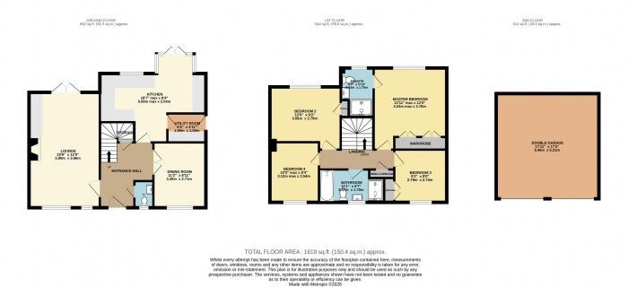 Floorplan for Woods End, Dunholme, Lincoln