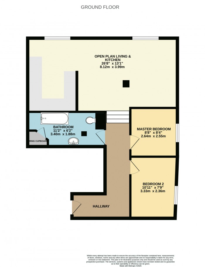 Floorplan for Vernon Street, Lincoln