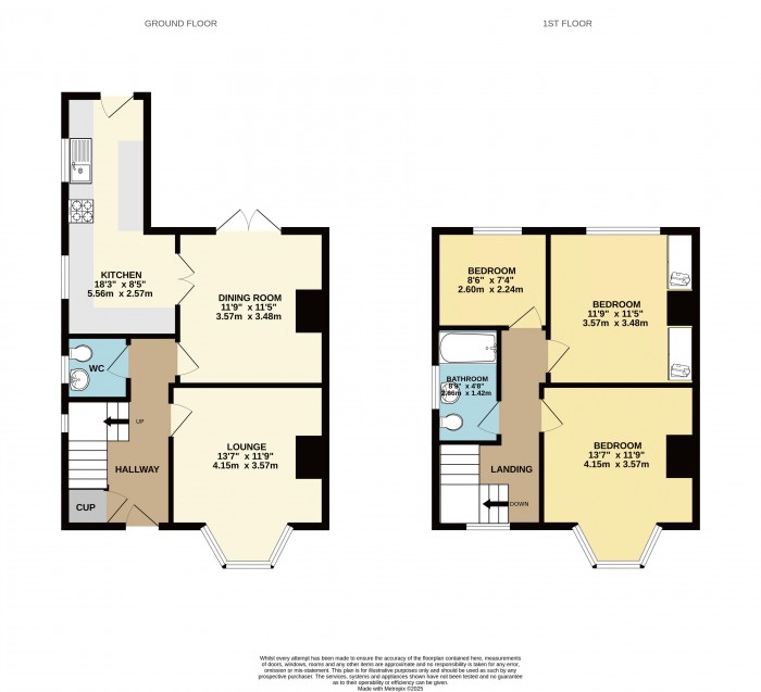 Floorplan for The Cliff, Scunthorpe