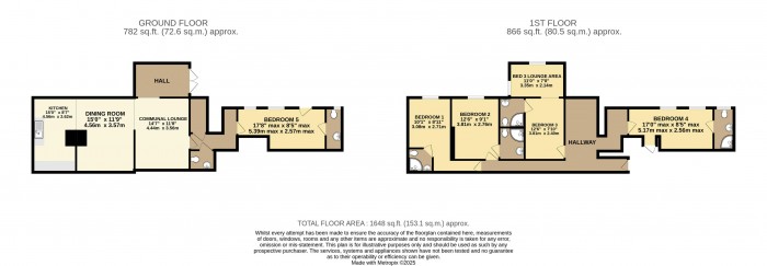 Floorplan for Monks Road, Lincoln