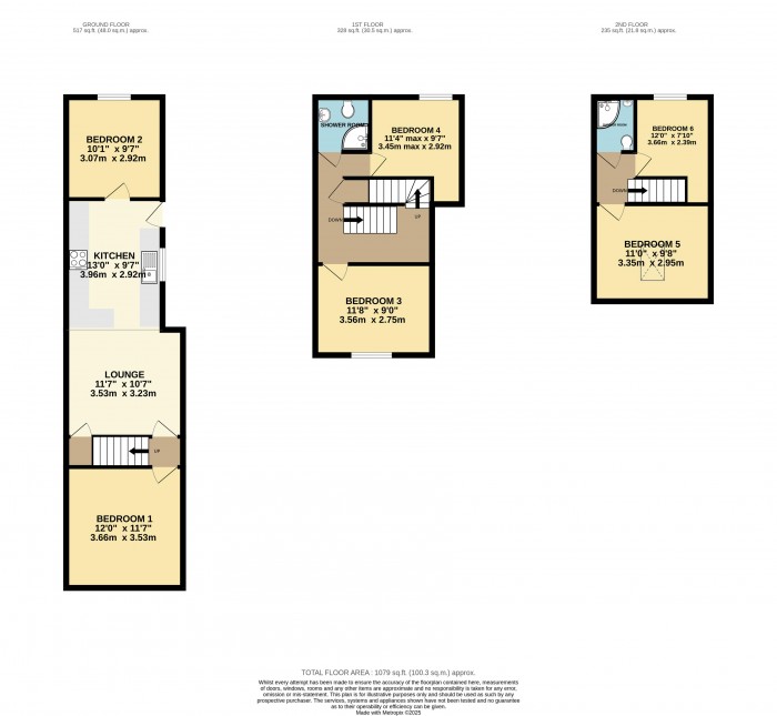 Floorplan for Drake Street, Lincoln