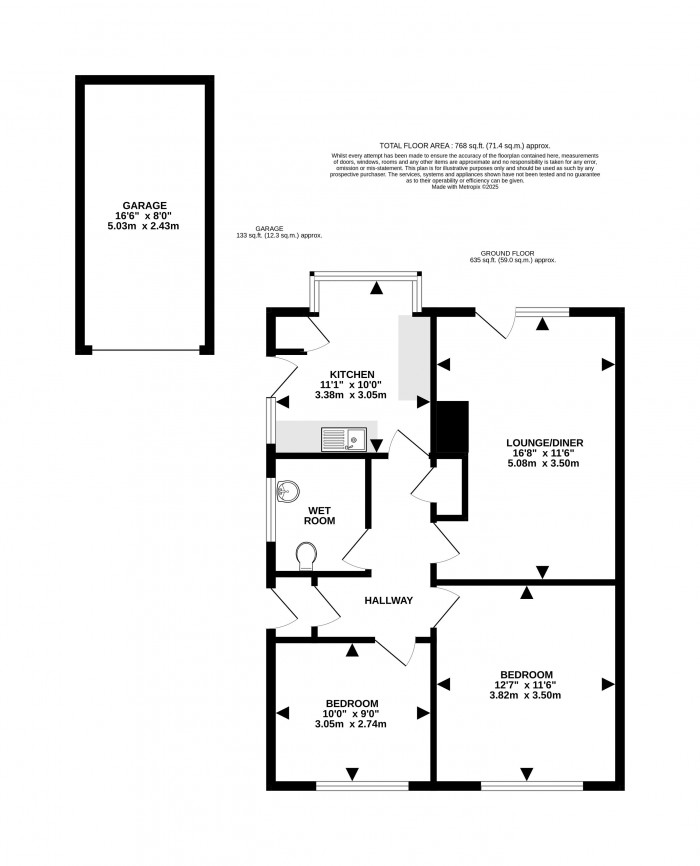 Floorplan for Meadowlake Crescent, Lincoln